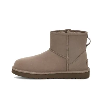 UGG Classic Mini Bailey Zip 'Beige Grey' Women's