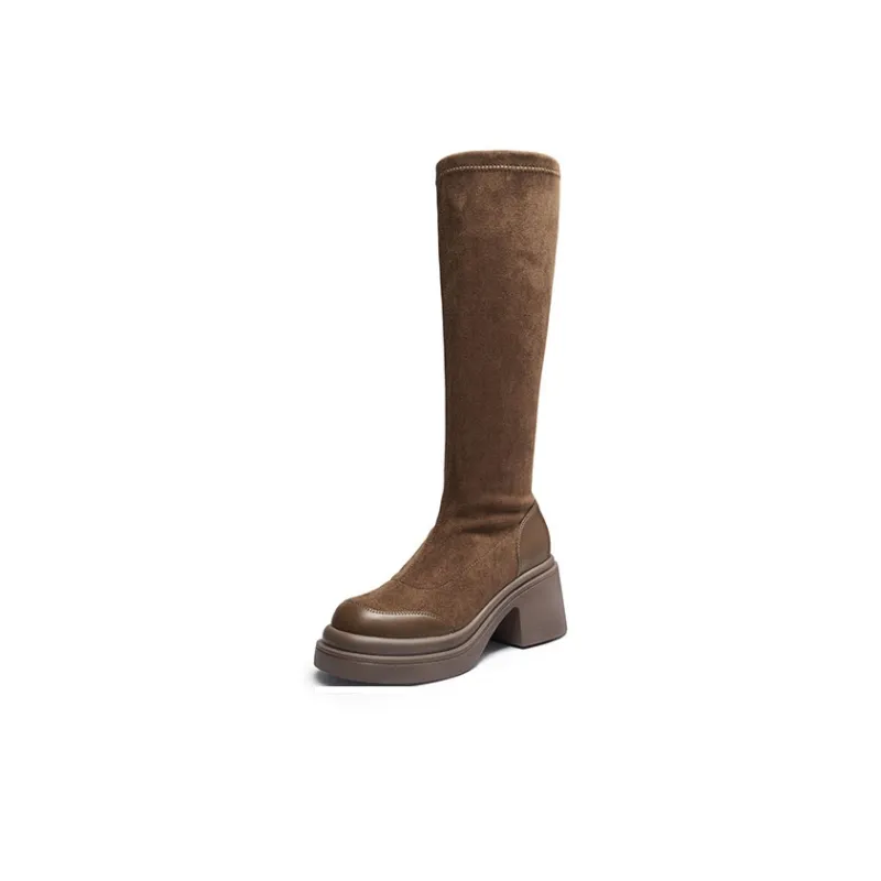 RED DRAGONFLY Knee high Boots 10CM Women's-8