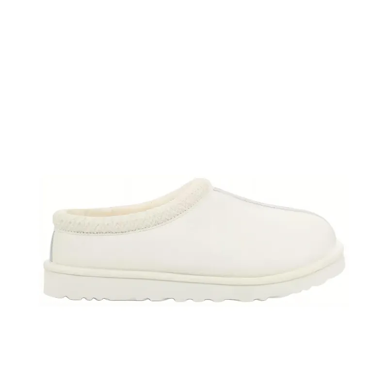 UGG Tasman Leather Slipper White-1