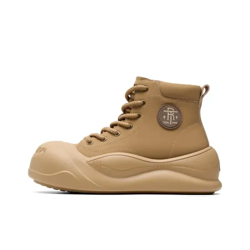 TRUMPPIPE Ankle Boots Men's Khaki