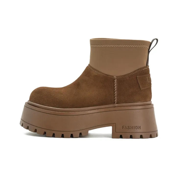 Little Sue Niche Design, Trendy Versatile, Lightweight, Commute, Martin Boots Ankle Boots Women's-6