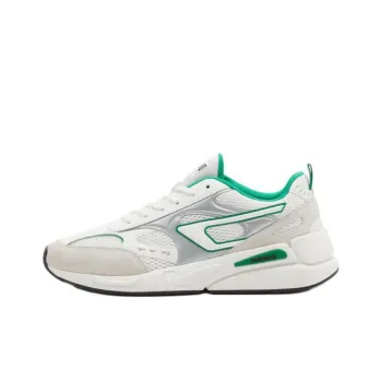DIESEL S-Serendipity Low-Top Casual Shoes Men's White Green