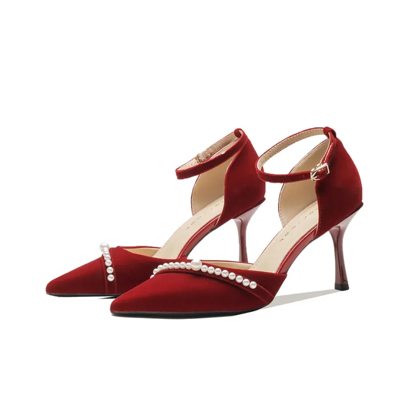 Ainer-cat Slim Heel High Heels 8cm Women's-6
