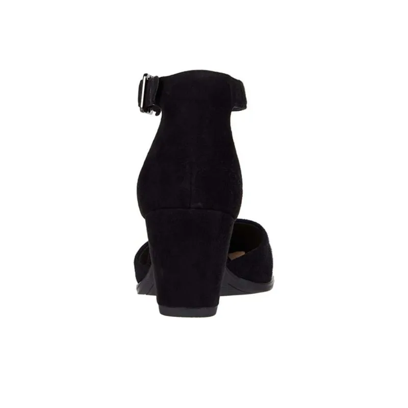Clarks Kaylin Strap Chunky Heel High Heels Women's Black-3