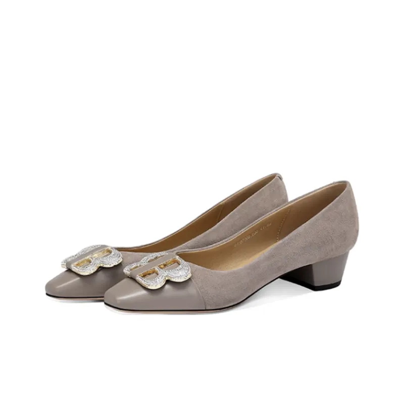 JESSICA SOPHIA Chunky Heel High Heels 3cm Women's-4