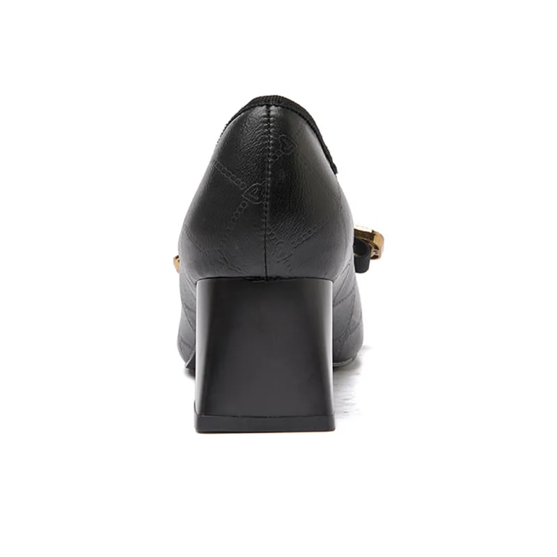 Guci Tianlun GuQiheAven Chunky Heel High Heels 5cm Women's-15