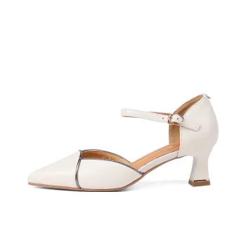 VEDULLAR Block Heel High Heels 6.7cm Women's