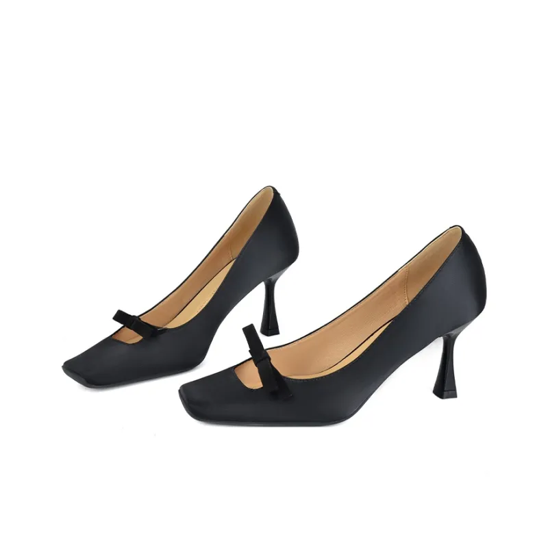 Beijiani Slim Heel High Heels 7.5cm Women's-9