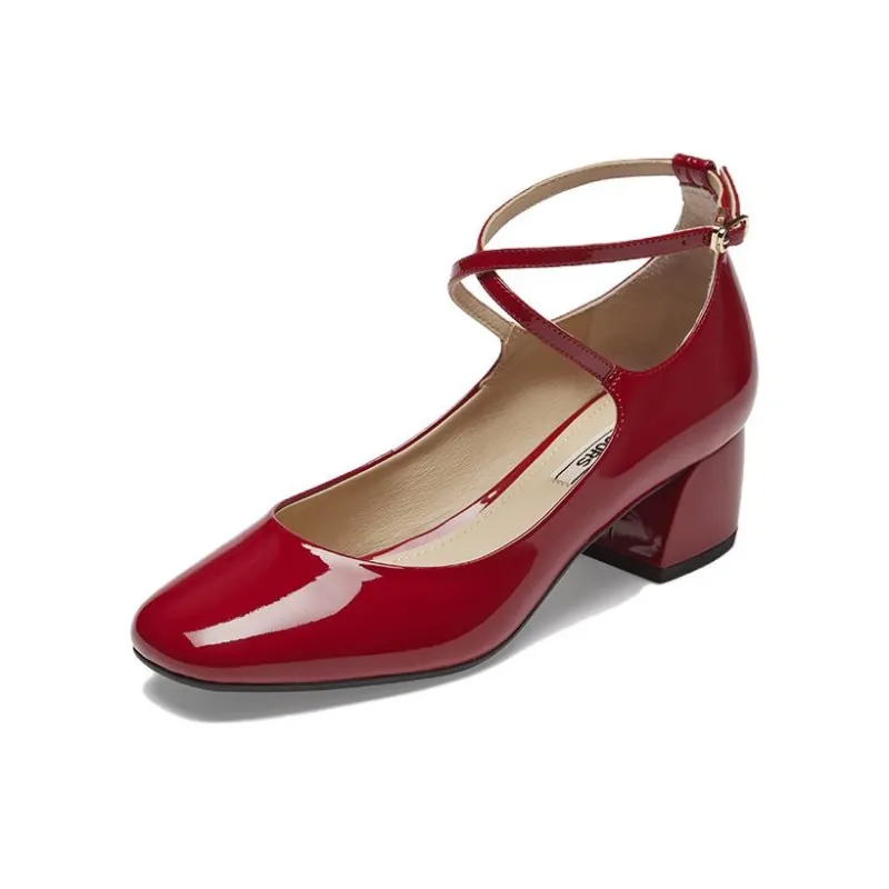 73Hours Love In The Maze Female Lead Chunky Heel High Heels 4.5cm Women's-1