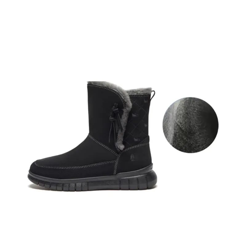 Hush Puppies Casual Collection Warm And Wear-Resistant Short Snow Boots Women's-1