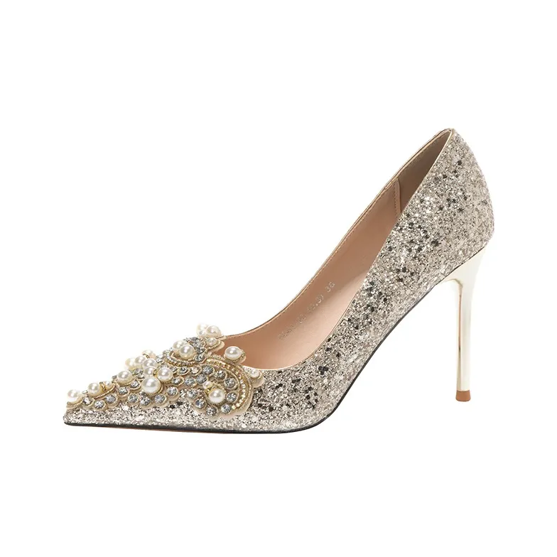 HKCP Slim Heel High Heels 8.5cm Women's-0
