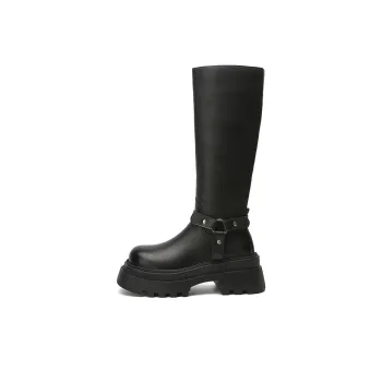 Jin Baichuan Knee high Boots 5cm Women's