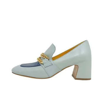 MADISON MAISON Chunky Heel High Heels Women's Teal