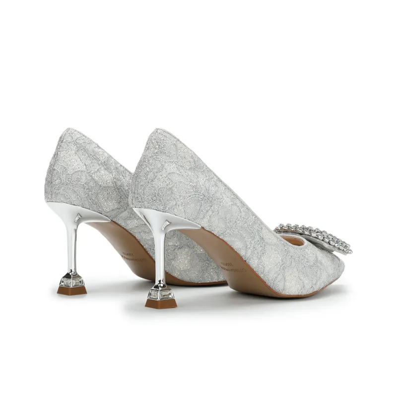 SATURDAY MODE Slim Heel High Heels 7.5cm Women's-6