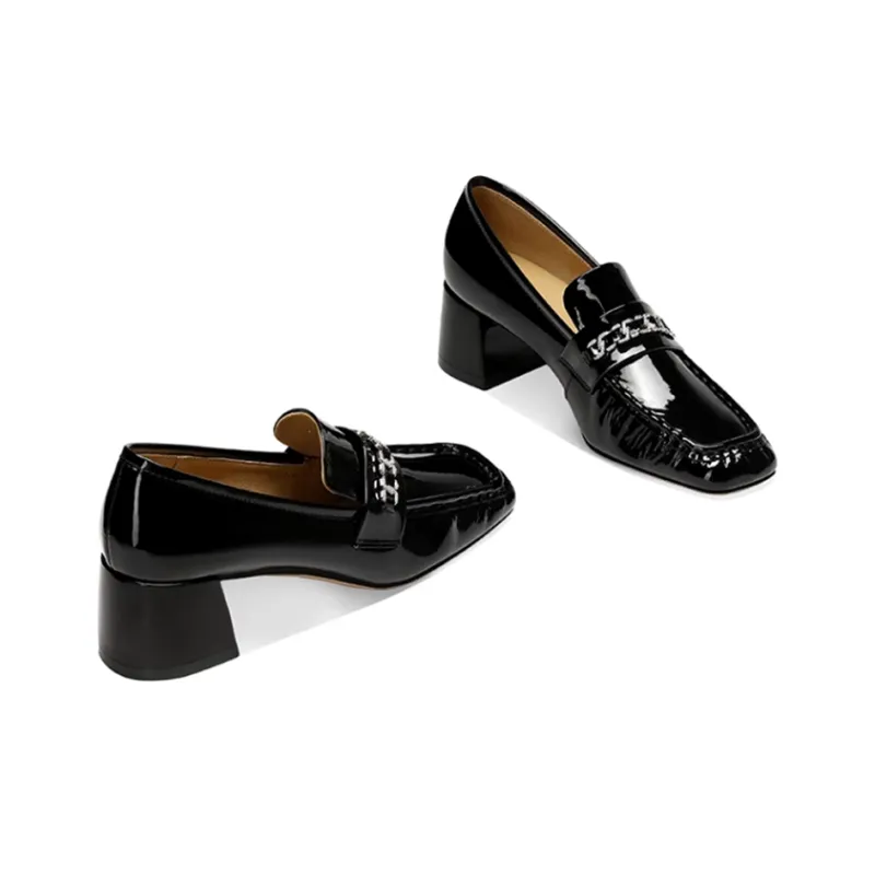JESSICA SOPHIA Chunky Heel High Heels 4cm Women's-3