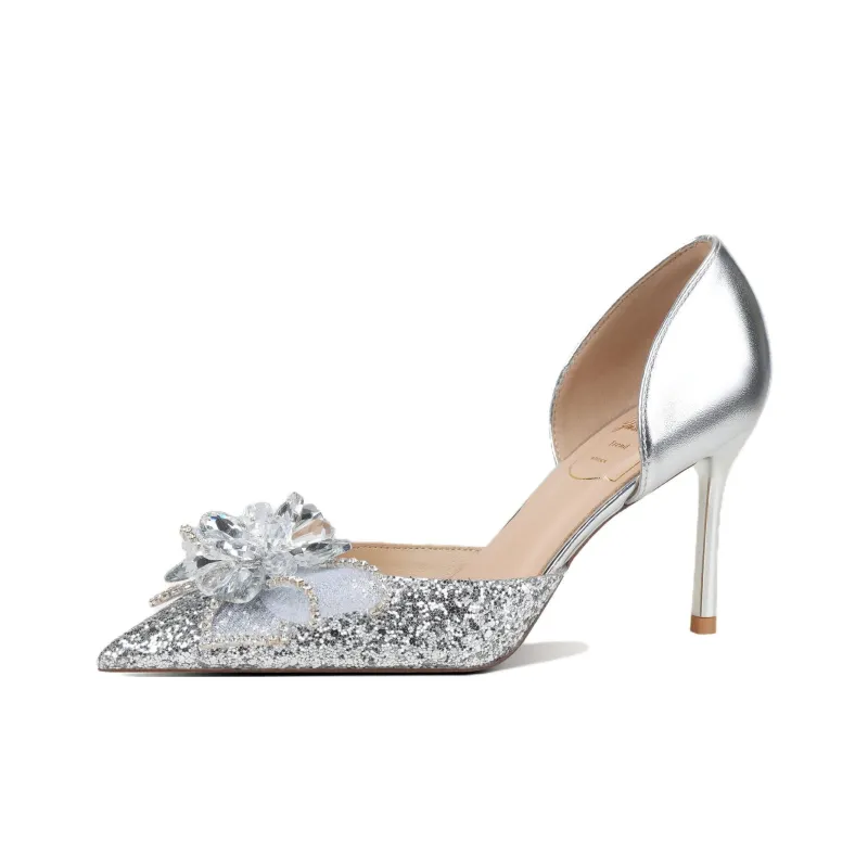 Zubumei Slim Heel High Heels Women's-0