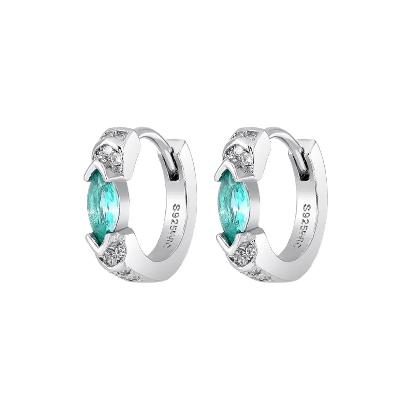 MISS XIA JWY S925 Silver Stud Earrings Unisex-0
