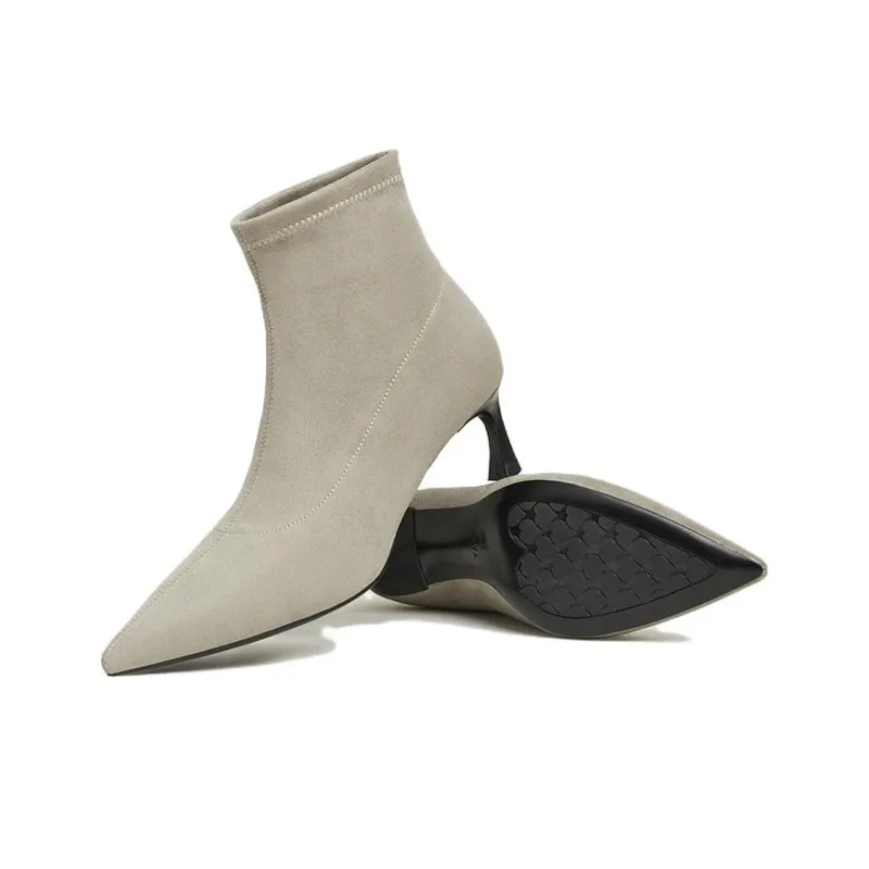 TATA Ankle Boots Women's Gray/Black-4