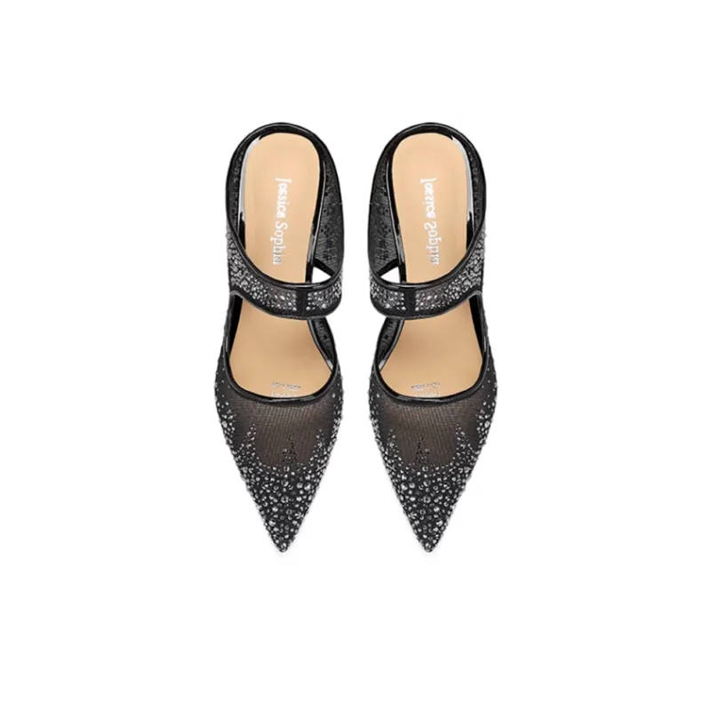 JESSICA SOPHIA Slim Heel High Heels 6cm Women's-4