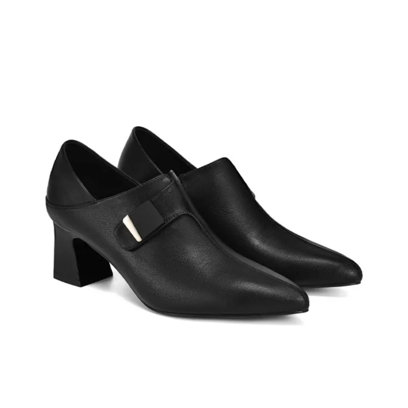 DAPHNE Chunky Heel High Heels 5.5cm Women's-2