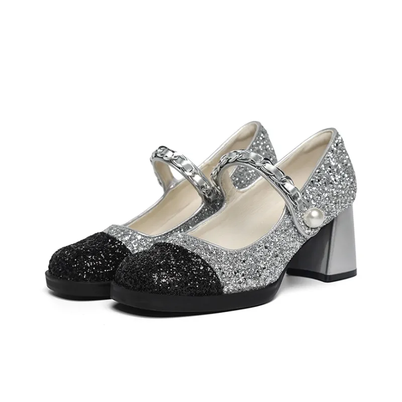 KATHRYN WILSON Chunky Heel High Heels 7cm Women's-6