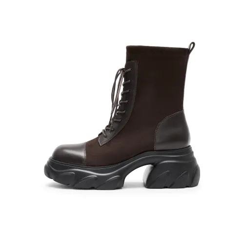 Teenmix Ankle Boots Women's Black/Coffee