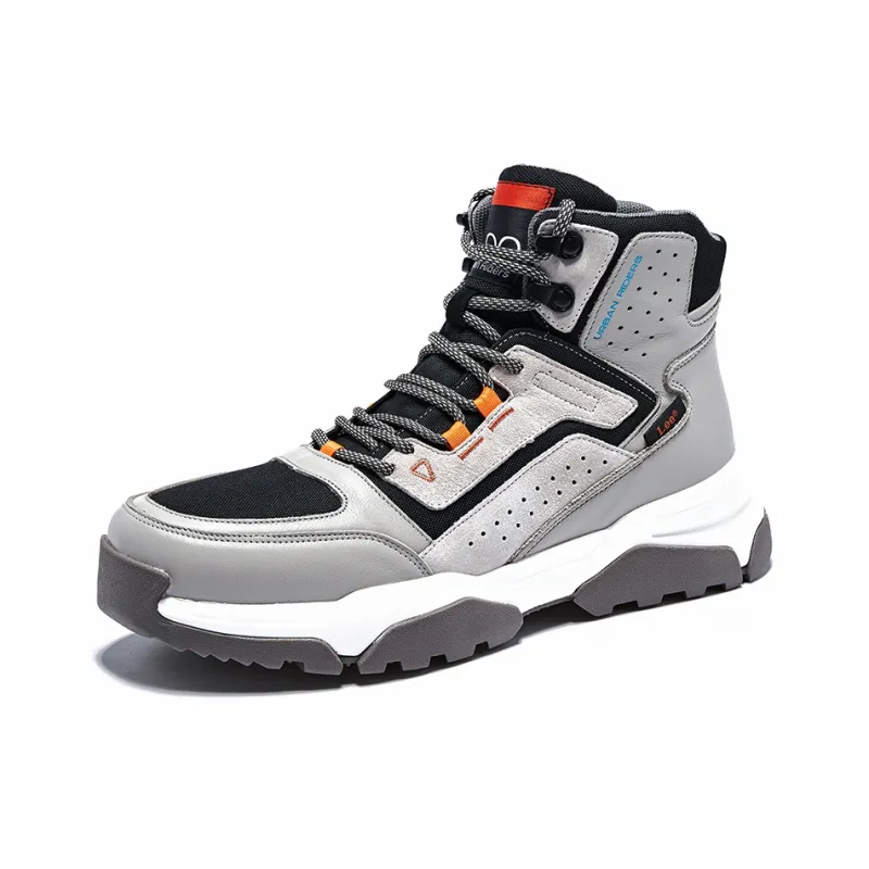 Lee Ankle Boots Men Light Gray/Silver Blue/Black-10