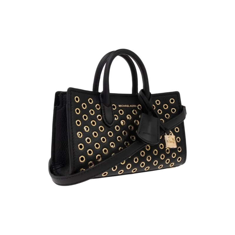 MICHAEL KORS Calfskin Handbag Women's Black-1
