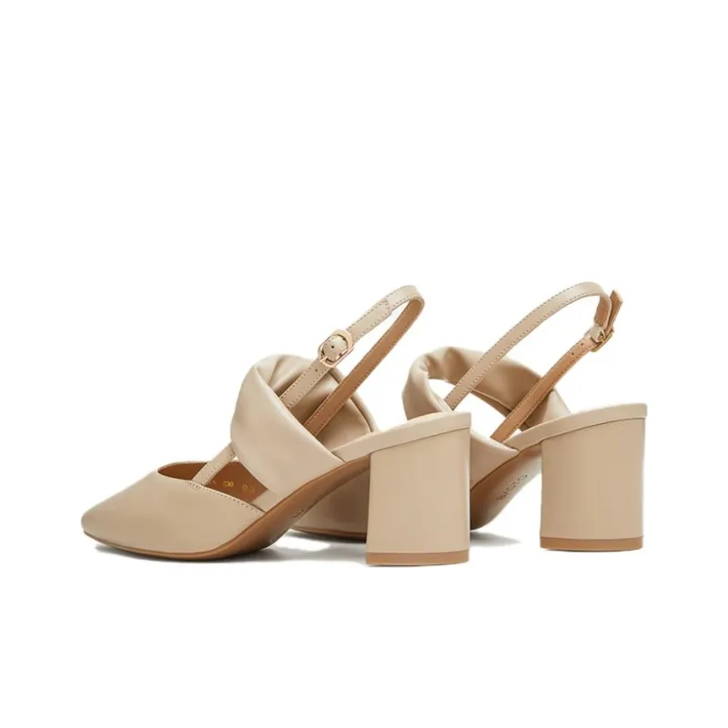 BASTO Chunky Heel High Heels 6.5cm Women's-3
