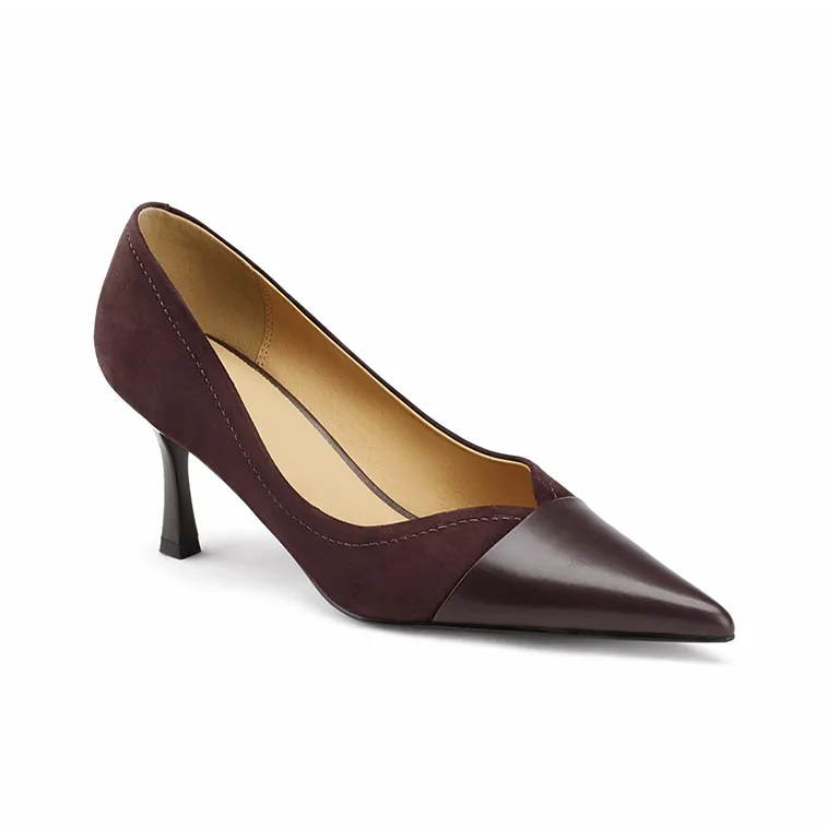 Naiyee High Heels Women's Black/Chestnut/Apricot-9