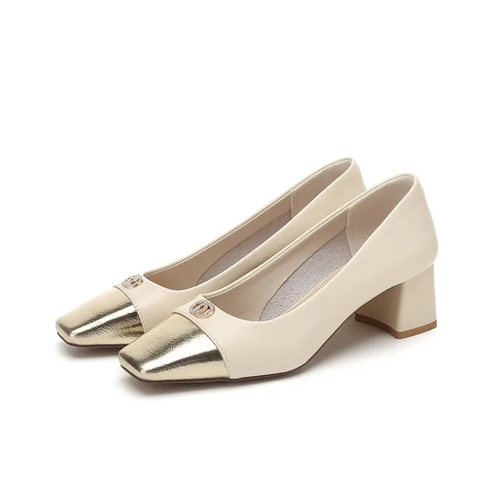 DAPHNE Chunky Heel High Heels 5cm Women's-8