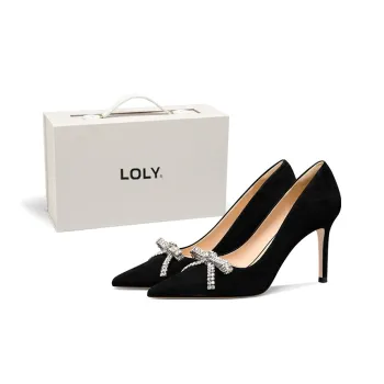 LOLY Slim Heel High Heels Box Women's