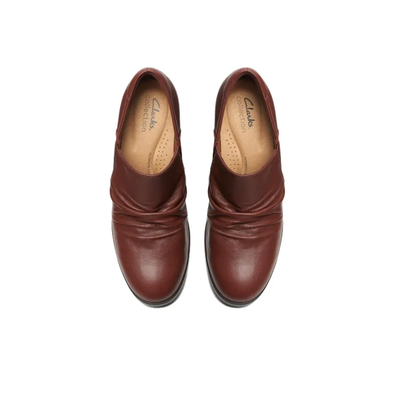 Clarks Block Heel High Heels Women's Brown-3