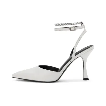 CHARLES&KEITH High Heels Women's White/Fuchsia/Black