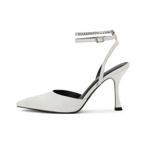 CHARLES&KEITH High Heels Women's White/Fuchsia/Black