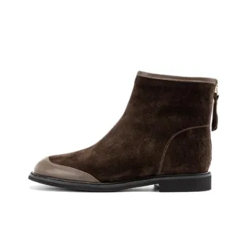 AOKANG Ankle Boots 2cm Women's Brown