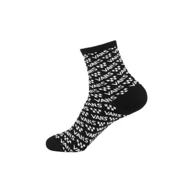 Vans Ankle Socks Women's 1 Pack Black/White-1