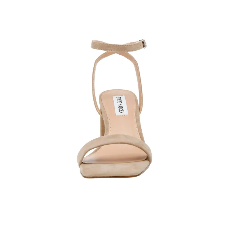 STEVE MADDEN Luxe Strap Sandals 7cm Women's Light Brown-3