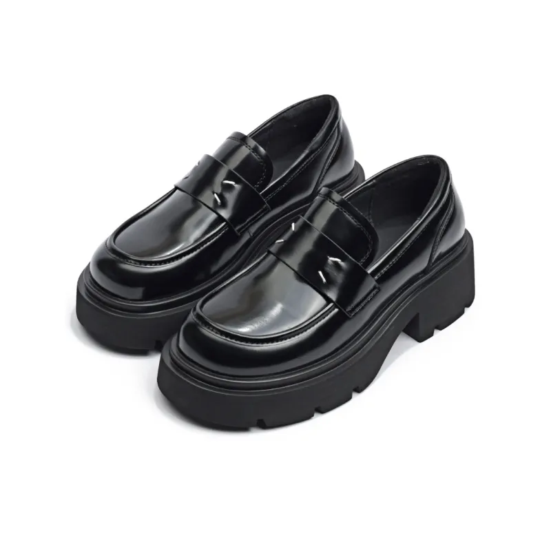CENTRAL&KITTY Chunky Heel Platform Loafers 5.5cm Women's-2