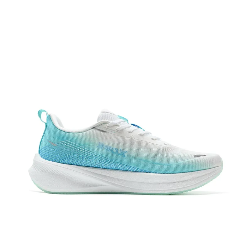 XTEP 360X 2.0 LITE Anti-Slip Wear-Resistant Low-Top Carbon Plate Training Running Shoes Men's White Blue-1