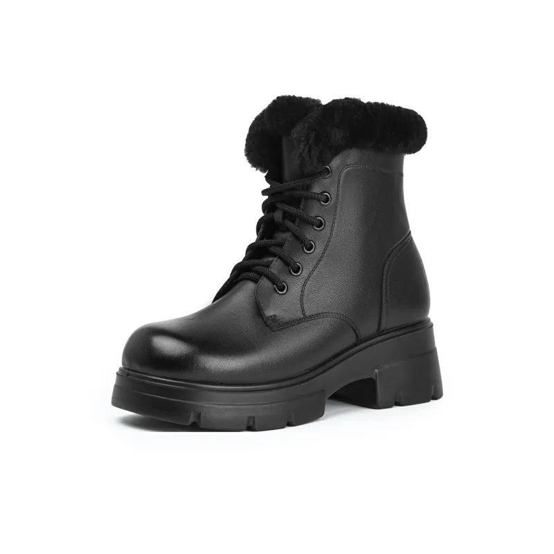 AOKANG Short Martin Boot Women's Black-0