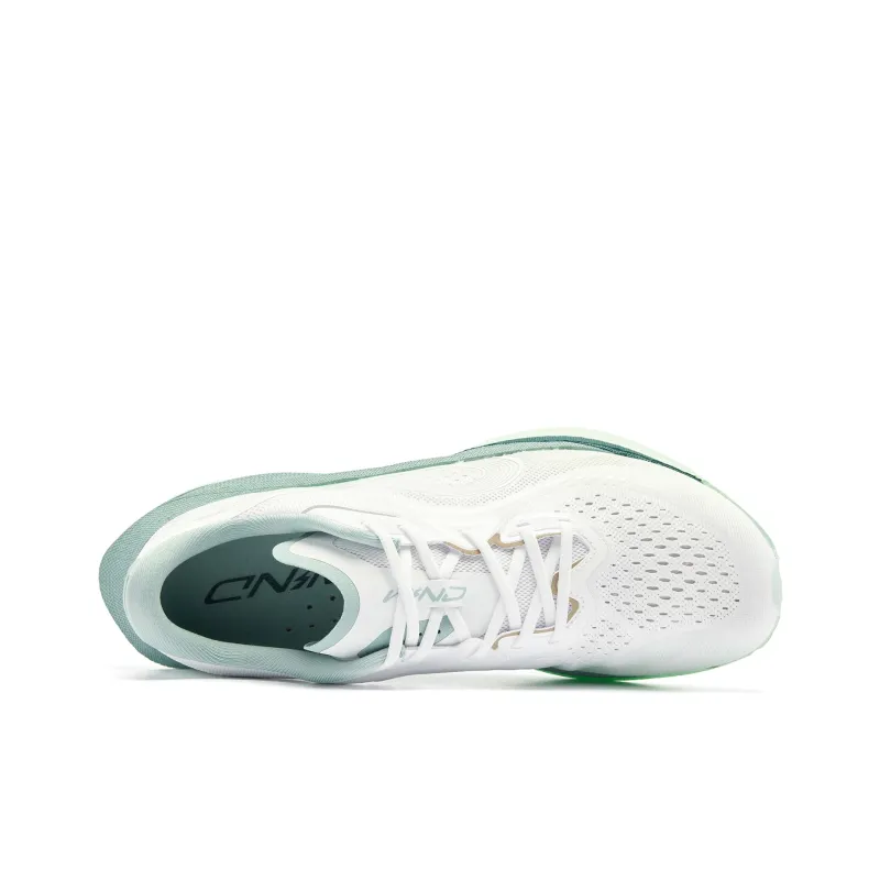QIAODAN Strong Wind 3.0 Running Shoes Men Low Top Jordan White/Snow Mist Green-3
