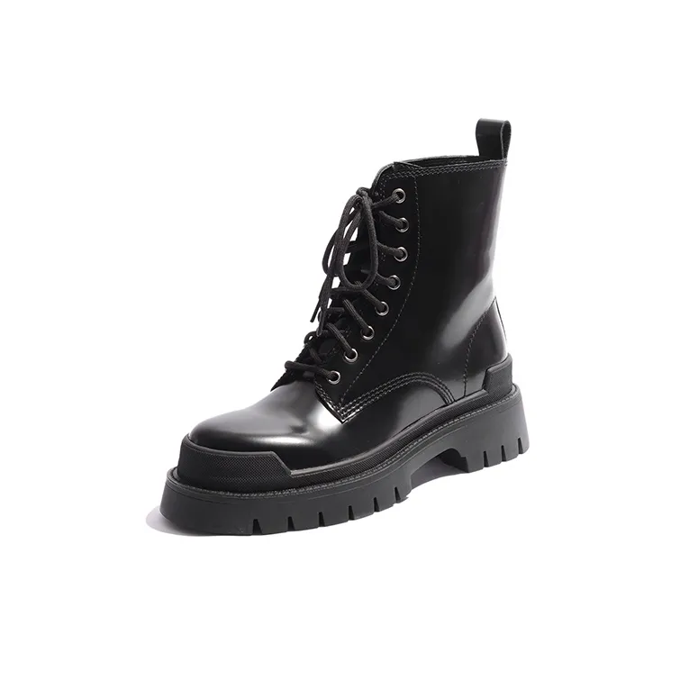 STEVE MADDEN Martin Boots Women's Black-1