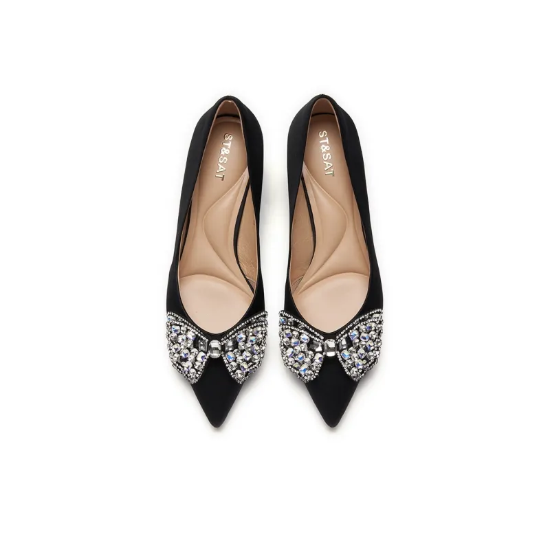 ST&SAT Slim Heel High Heels 4.5cm Women's-4