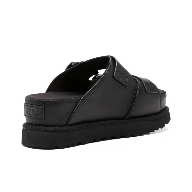 UGG Goldenstar Hi Slide Sandal 'Black' Women's-3