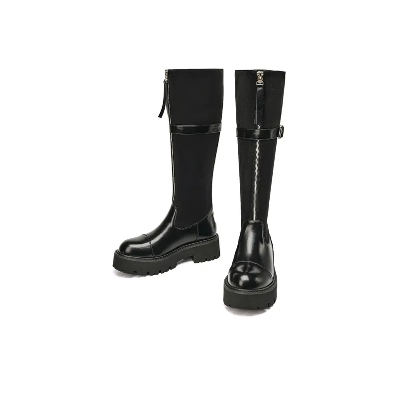 EBLAN Knee high Boots Women's Black-2