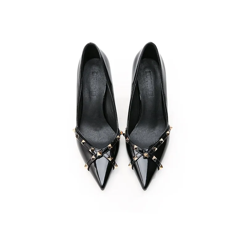 BANWEIDIYA Slim Heel High Heels 8cm Women's-9