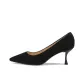 [Air Cotton]-Sheep Suede-Black-6.5cm
