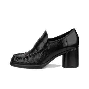 Ecco Chunky Heel High Heels 5.5cm Women's Black