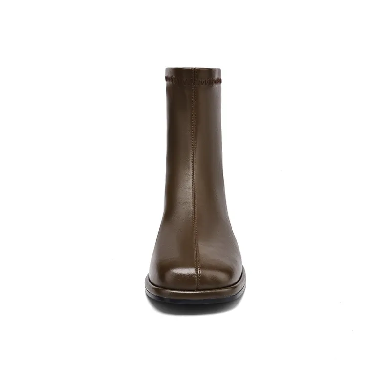 HLA Ankle Boots Women's Black/Brown/Beige-7